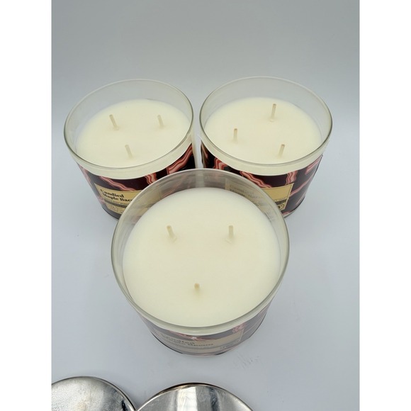 (3) Bath & Body Works CANDIED MAPLE BACON Candles 14.5 oz 3-Wick LE - Picture 3 of 6